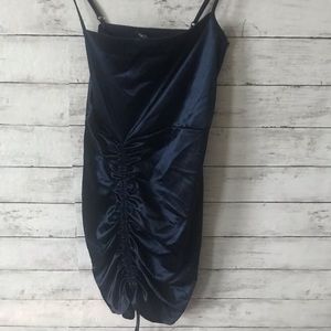 Slim Navy Blue Dress